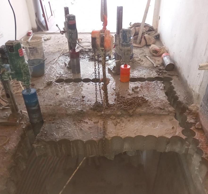 Khoan rút lõi bê tông công nghệ cao tại Đà Nẵng - Thi công mọi vị trí, kích thước